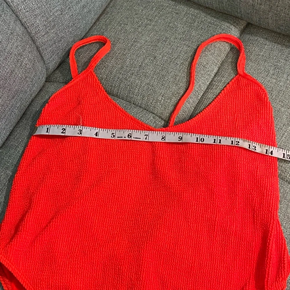 GOOD AMERICAN Always Fits ONE piece Swimsuit RED NWT - Picture 8 of 9